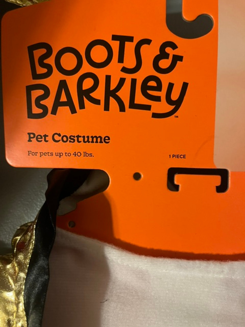 Boots & Barkley Pet Costume Red Gold Champ Size M